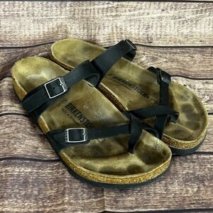 Birkenstock Mayari Women's Size 9 US 40 EU Black Leather Sandals